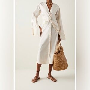 Johanna Ortiz Madres Perla Cotton-blend midi size 8